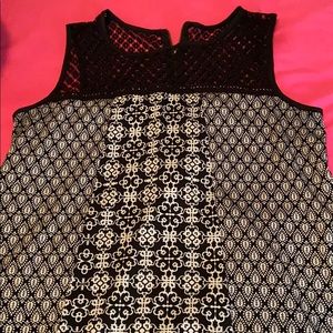 Black and white dress